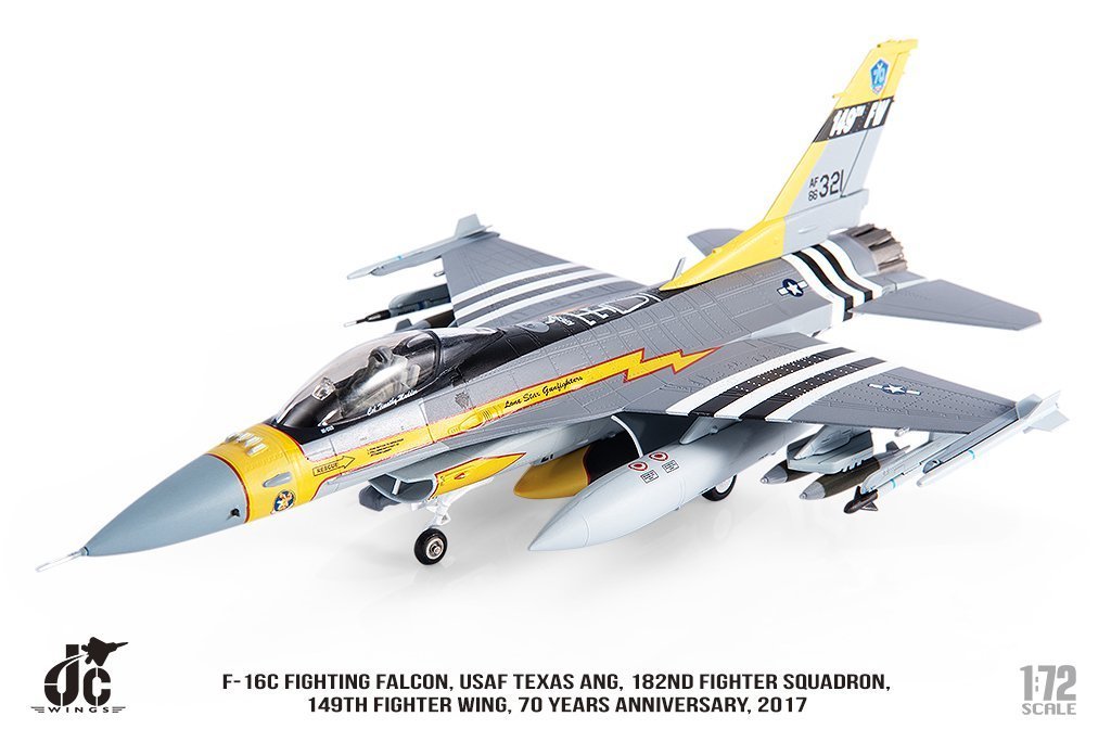 F-16C, USAF Texas ANG, 182nd FS, 149th FW "70th Anniverary Edition  (ca. Hernst lieferbar)