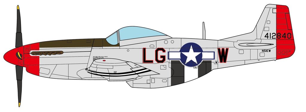 P-51D Mustang Top Gun 2  (ca. Ende 2022 lieferbar)