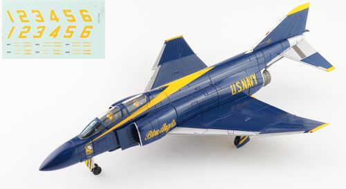 F-4J Phantom II No. 2, US Blue Angels, 1969 with decal for No.1 to 6