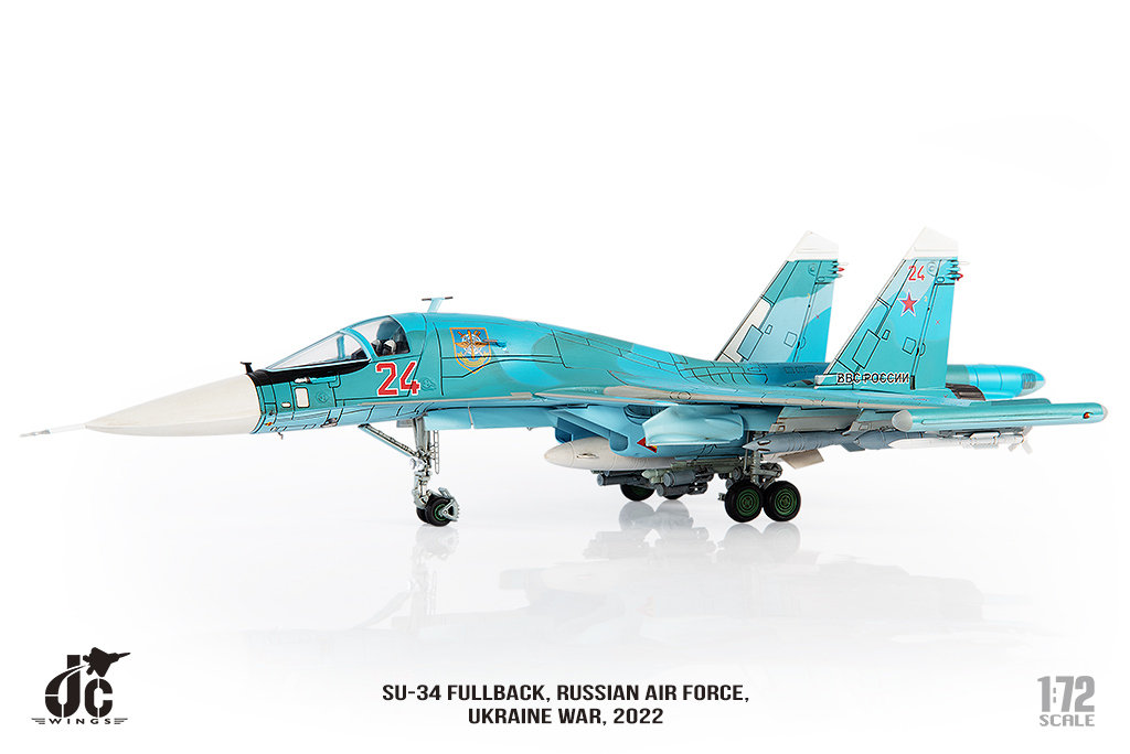 SU-34 Fullback, Russian Air Force, Red 24, 2022