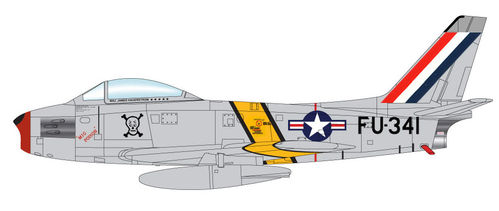 F-86F Sabre "MiG Poison" James P. Hagerstrom, 67th FBS,18th FBG, Korean War  (ca. Mai lieferbar)