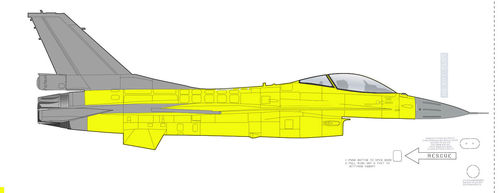 F-16V "Yellow Viper" ROCAF, 2023 mit Decals   (ca. Juli lieferbar)